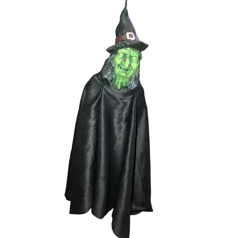 Small Hanging Witch Halloween The Paper Magic Group‎ 15" 2003 Vintage